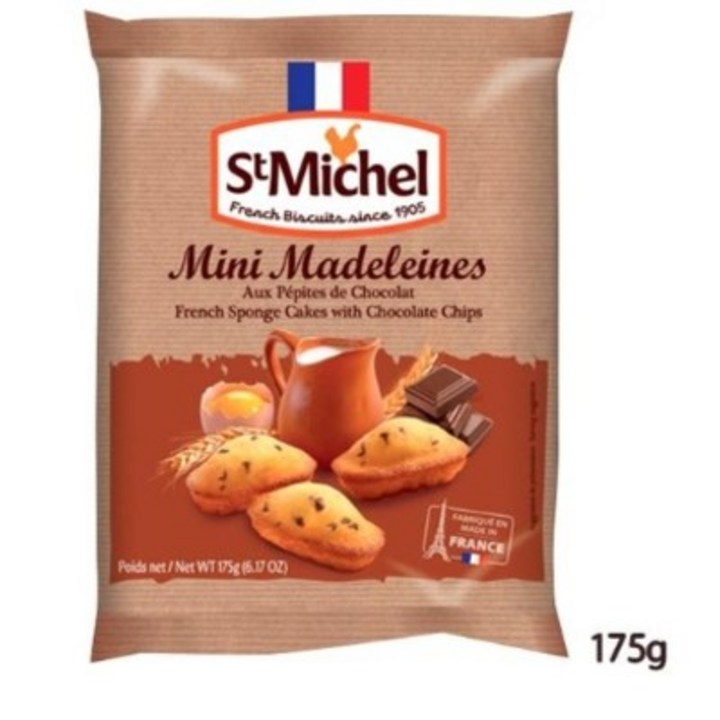 생미쉘 초코칩 마들렝, 5개, 175g