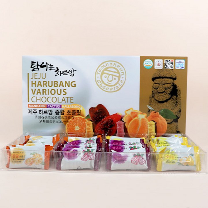 제주 하르방종합초콜릿 기념품 선물 초콜릿 종합세트, 1개, 192g