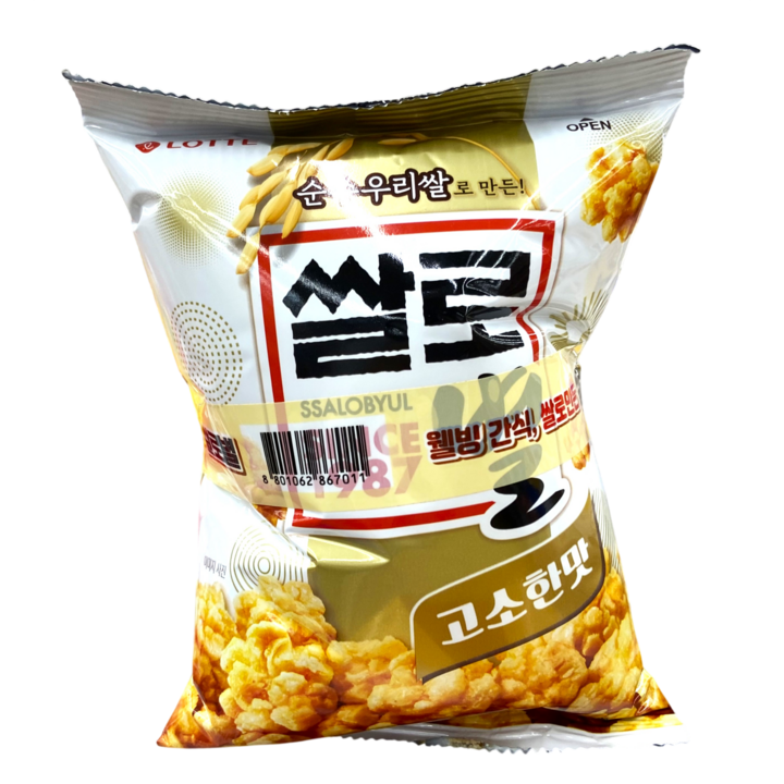 롯데 순수우리쌀 쌀로별 고소한맛, 62g, 3개
