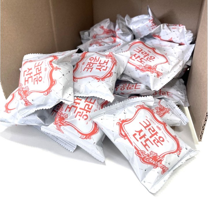 크라운 산도 딸기크림치즈, 20g, 32개