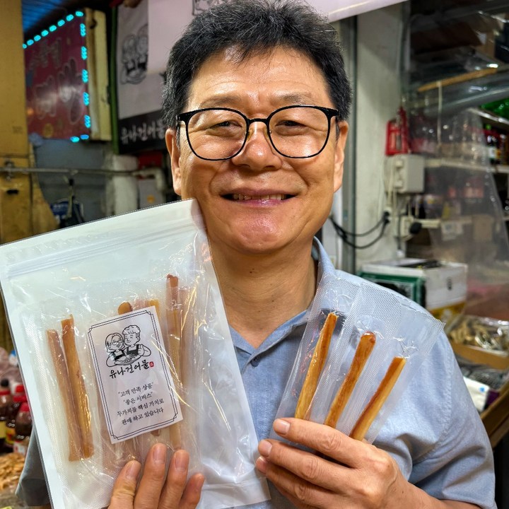 촉촉 바베큐 맥주안주 페스츄리오징어 스틱, 1개, 120g