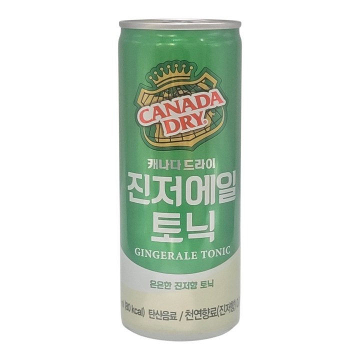 캐나다드라이 진저에일 토닉, 250ml, 60개