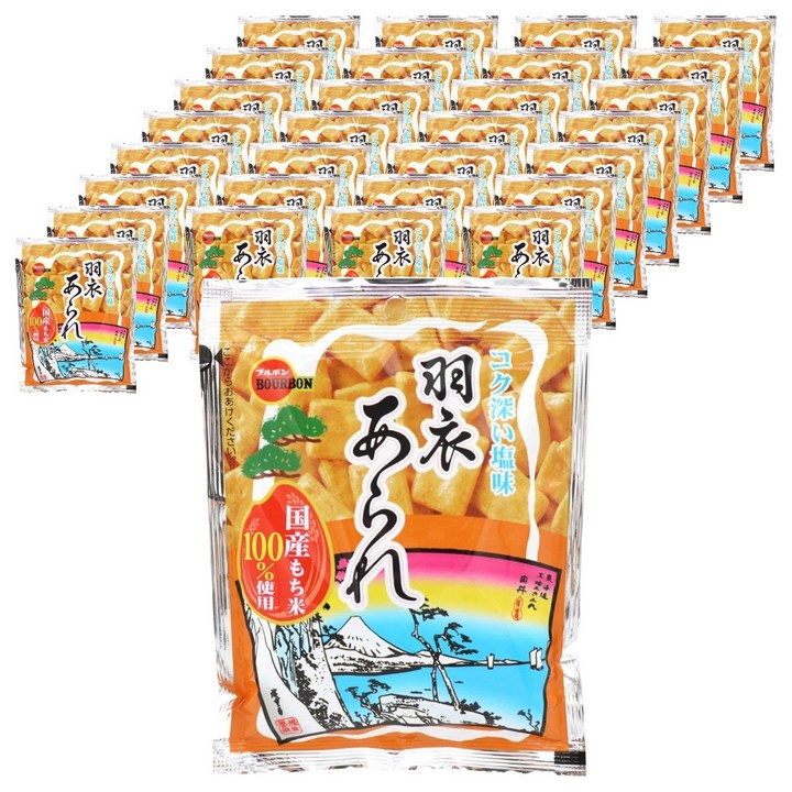 부르본 하고로모 아라레 깊고 진한 소금 맛, 36g, 30개