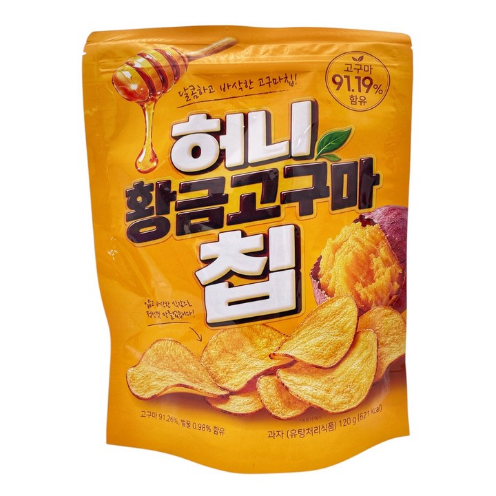 허니 황금 고구마칩 고구마 과자 선우글로벌, 1개, 120g