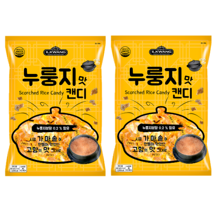일광제과 누룽지맛 캔디, 800g, 2개