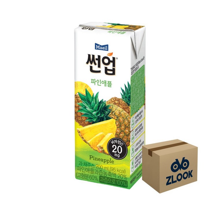 매일유업 썬업주스 200ml 30개