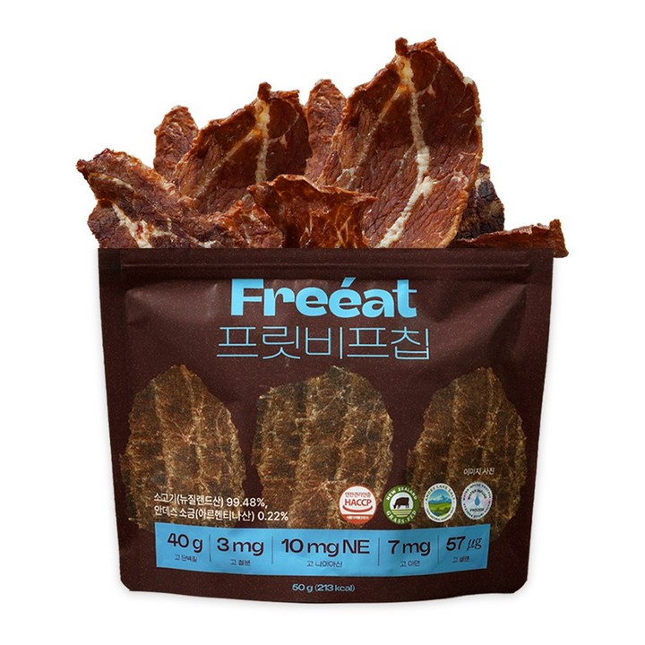 프릿 비프칩 소금후추맛(입터짐 방지 목초우), 1개, 50g