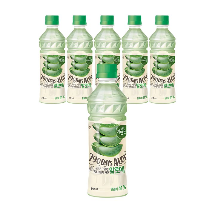 자연은 알로에 주스, 340ml, 6개