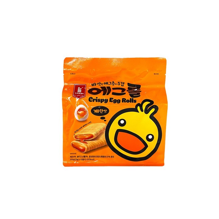 kaman 크리스피 에그롤 계란맛 쿠키과자, 200g, 1개