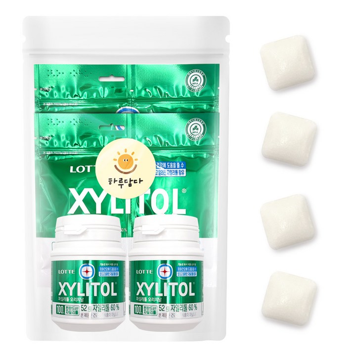 롯데웰푸드 자일리톨 오리지날 2개 + 리필팩 2개 1세트