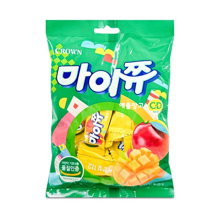크라운 마이쮸 필로우 애플망고, 100g, 1개