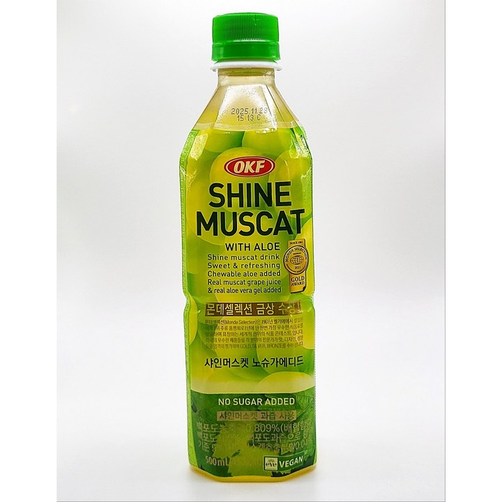 오케이에프)샤인머스캣 노슈가, 6개, 500ml