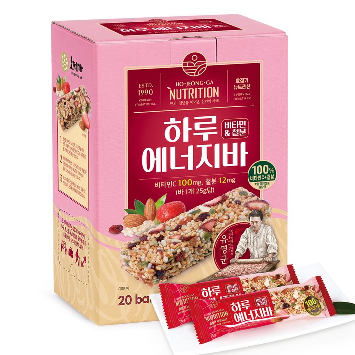 호정가 하루에너지바, 1개, 500g