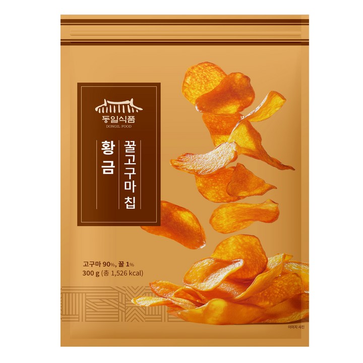동일식품 황금 꿀 고구마칩 대용량 간식, 1개, 300g