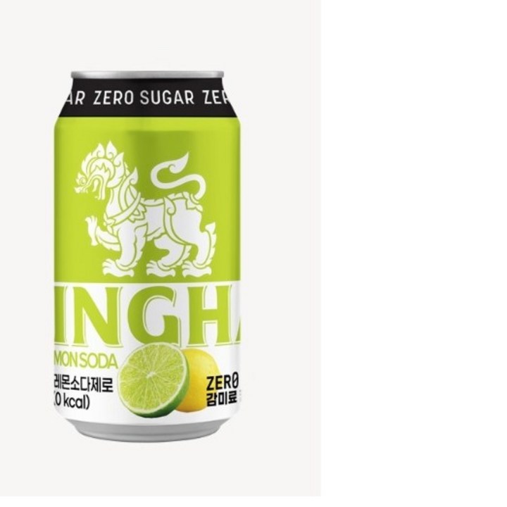 싱하 라임레몬 소다 제로, 12개, 355ml