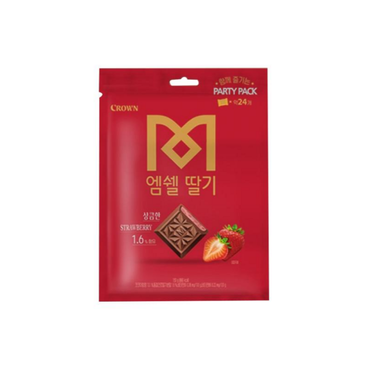 크라운 엠쉘 딸기 초콜릿, 150g, 1개