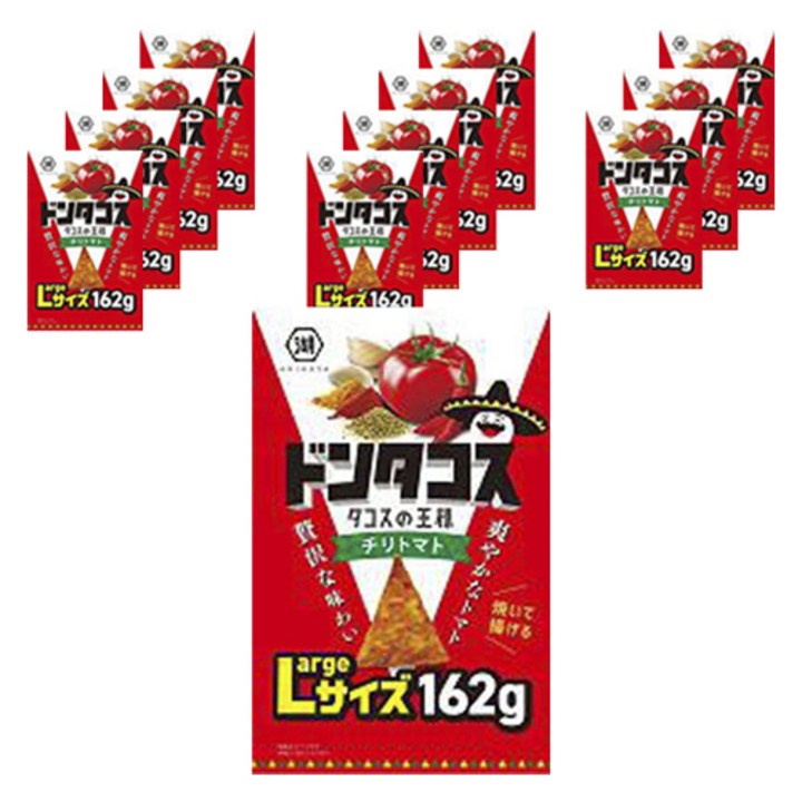 코이케야 돈타코스 칠리 토마토 L, 12개, 162g