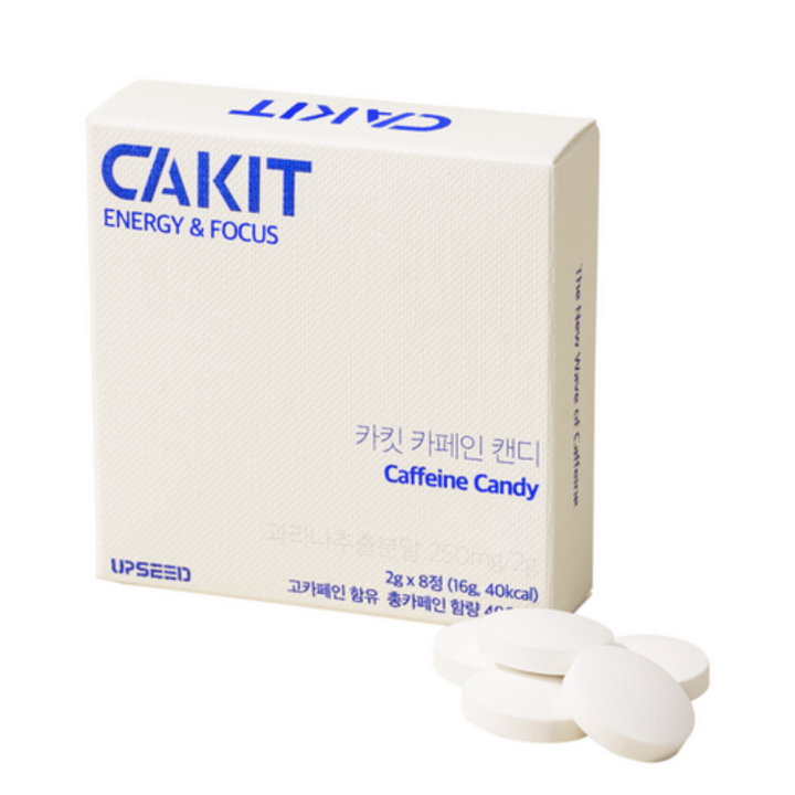 [3팩] 카킷 카페인 캔디 커피 대용 카페인, 16g, 3박스