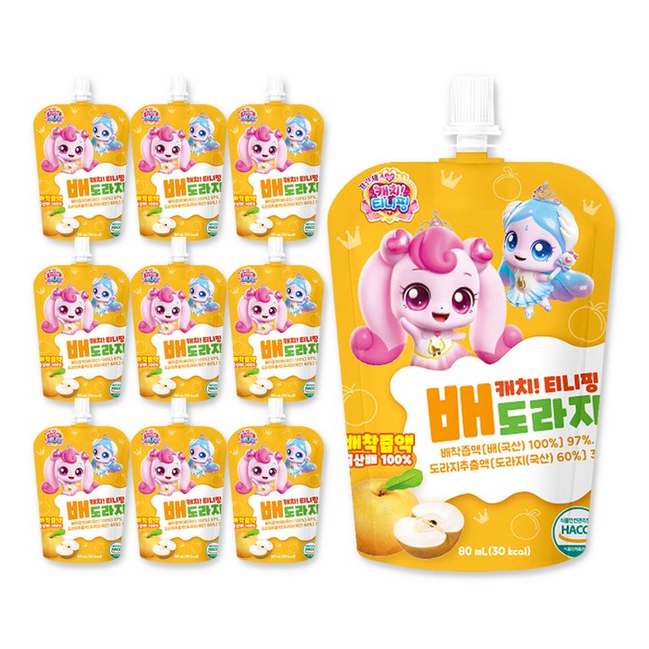 캐치티니핑 배도라지 국산배, 10개, 10개, 1ml