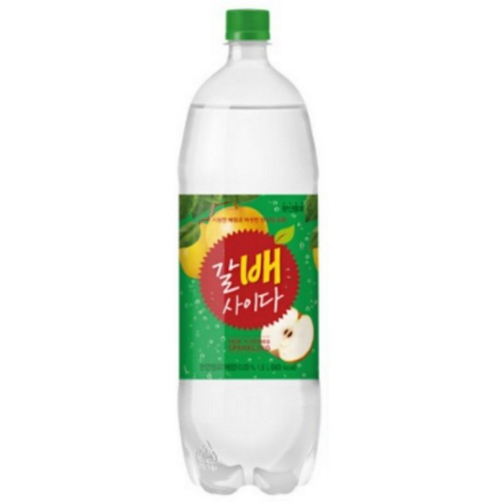 갈아만든배 사이다, 1.5L, 12개