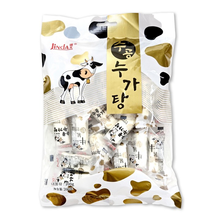 수공 누가탕 땅콩 우유사탕, 200g, 1개