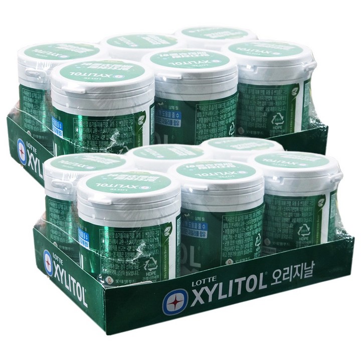롯데자일리톨 오리지날, 100g, 12개
