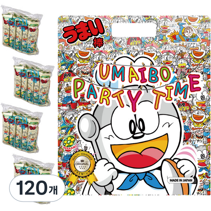우마이봉 파티타임 콘스프맛, 6g, 120개