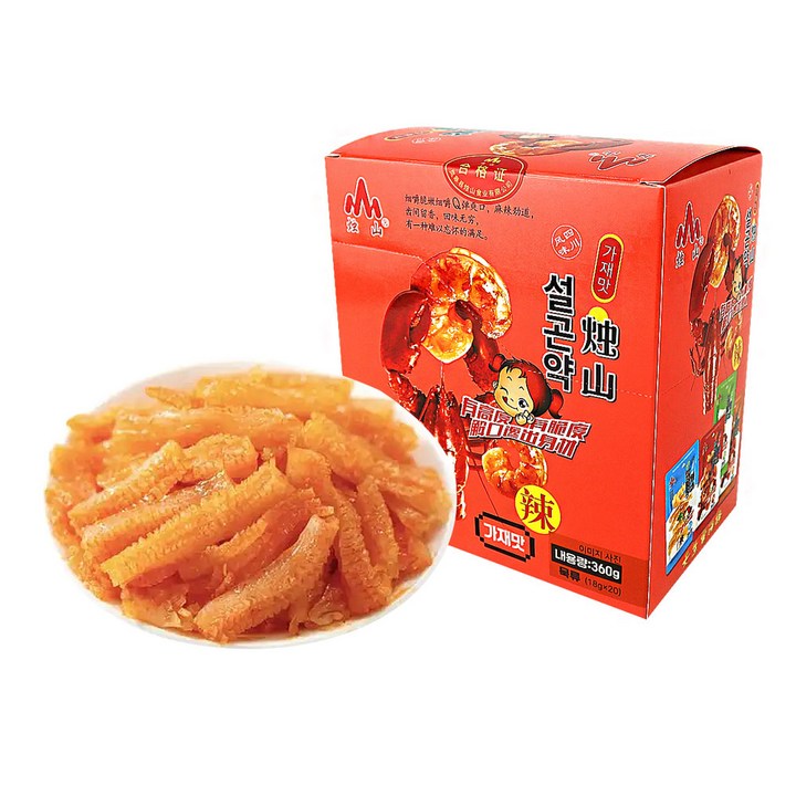 설곤약 가재맛 핑크(18g*20입) 1개, 360g