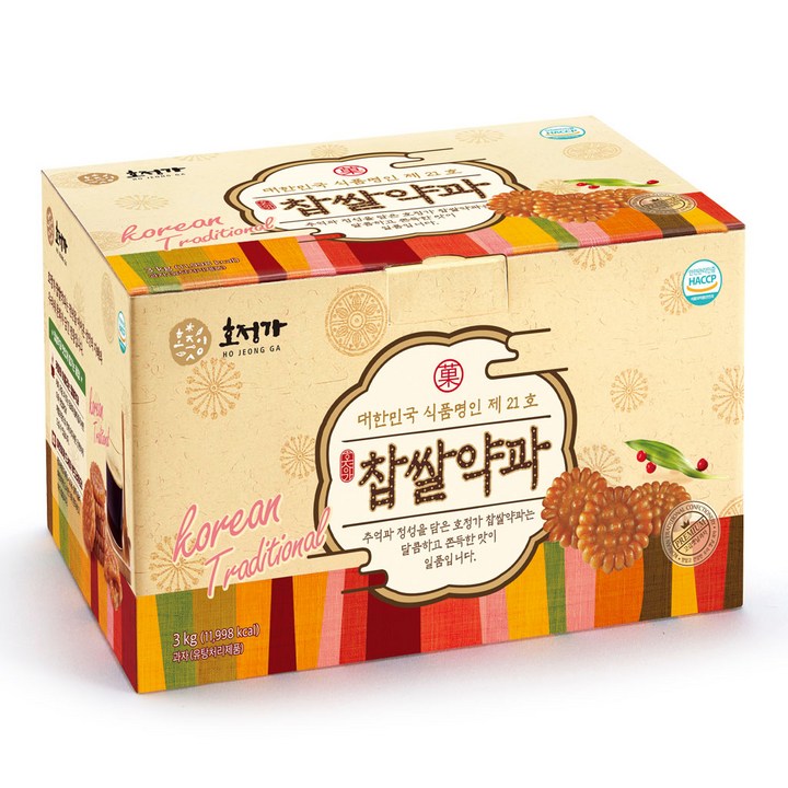 호정가 찹쌀약과, 1개, 3kg