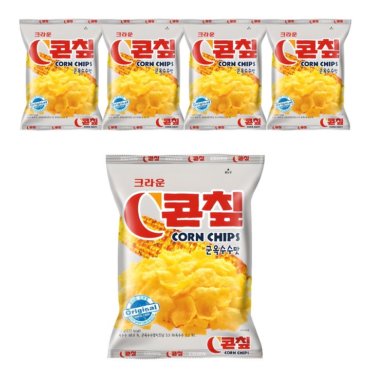 콘칲 군옥수수, 70g, 5개