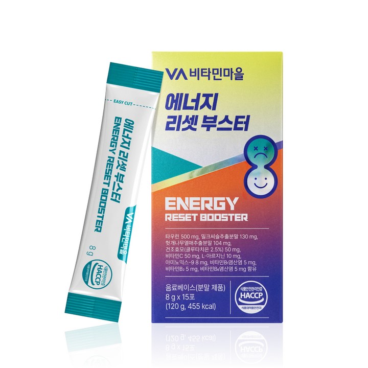 비타민마을 에너지 리셋 부스터 15포, 15개입, 8g
