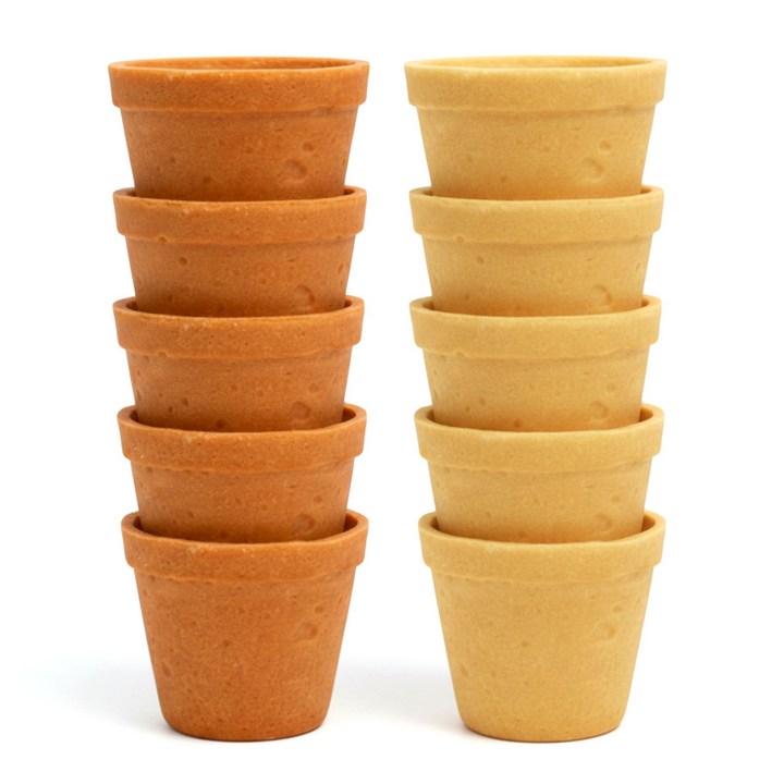 엘로코 전부 먹는 화분 모양 쿠키 10개입 카페 디저트 만들기 놀이용, 1개, 440g