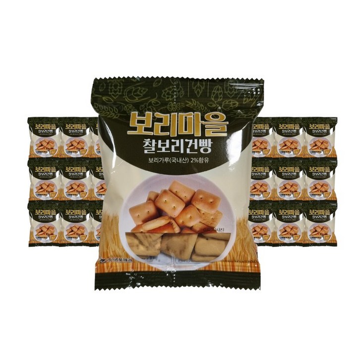 금풍제과 보리마을 찰보리건빵, 30g, 30개
