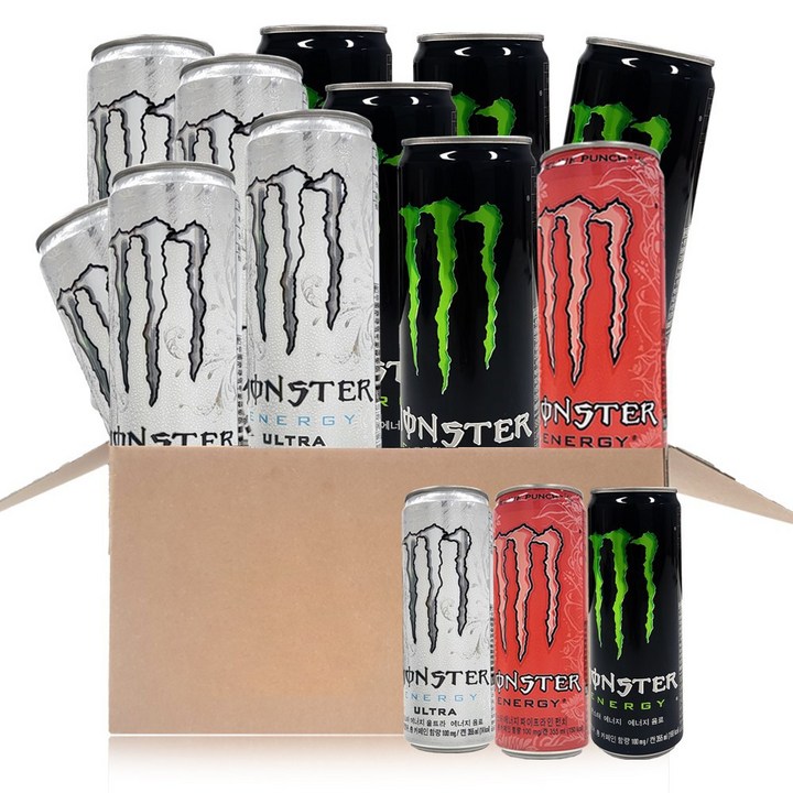 올따옴기획 몬스터 355ml (에너지6개+울트라6개+펀치2개), 1개