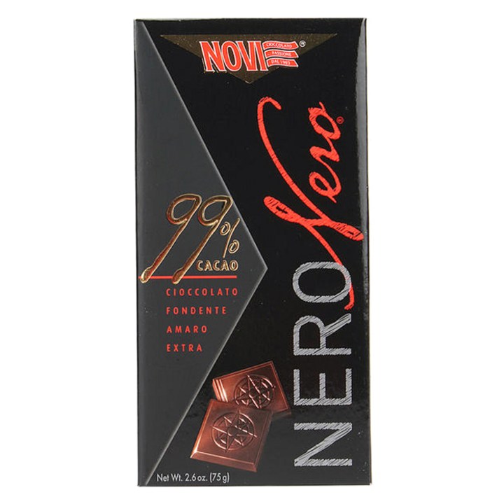 NOVI 카카오 99 % 초콜릿, 75g, 1개
