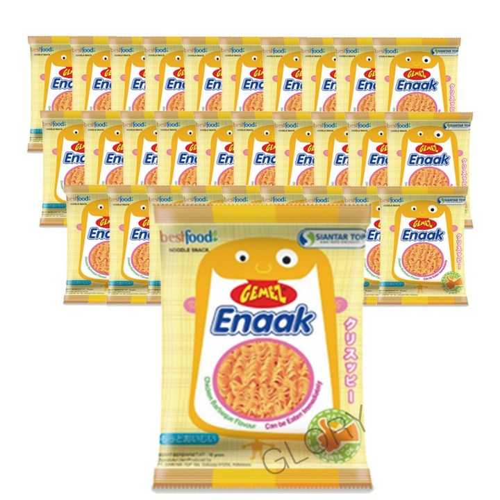 게메즈 에낙 라면 과자, 16g, 5개