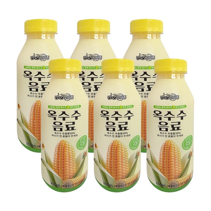 39 유기농 옥수수음료, 6개, 350ml