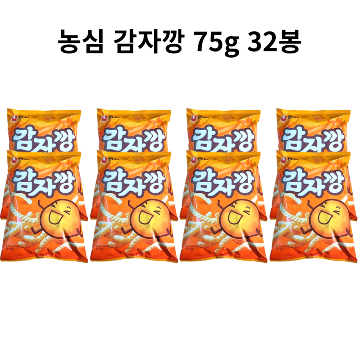 농심 감자깡, 75g, 32개