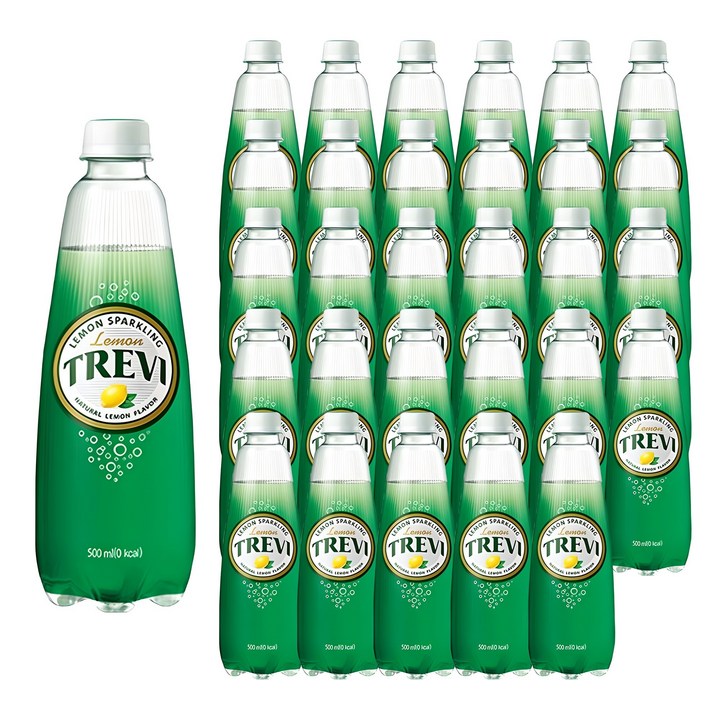 트레비 레몬 탄산음료, 500ml, 40개