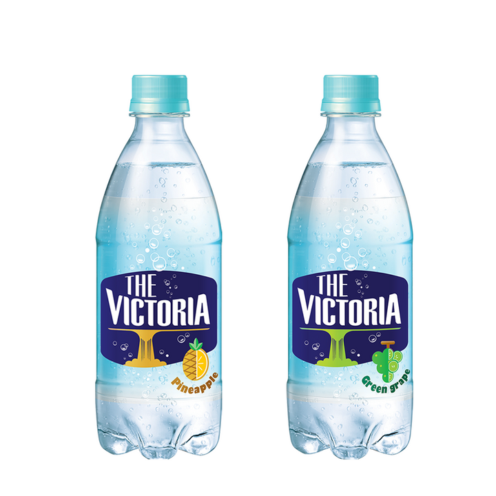 웅진 빅토리아 탄산수 파인애플 5P + 청포도 5P, 10개, 500ml