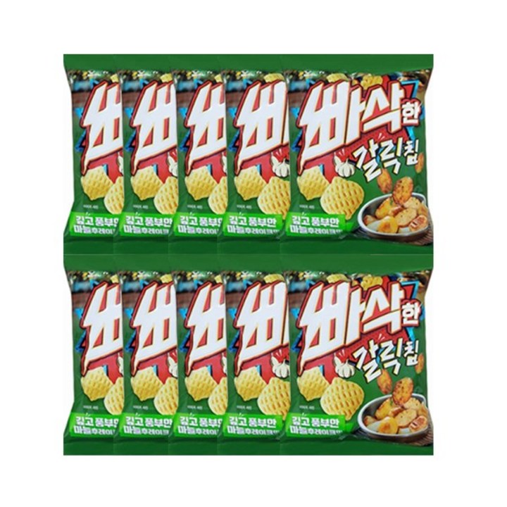 빠삭한 갈릭칩, 100g, 10개