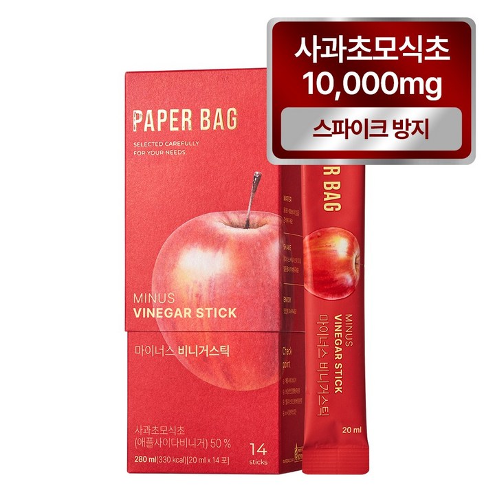 페이퍼백 마이너스 비니거 스틱 1박스(14포), 14개, 20ml