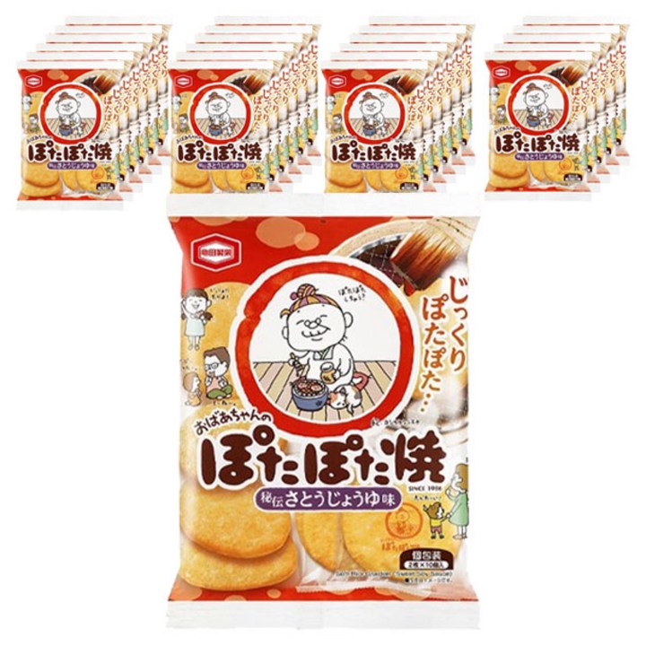 카메다 포타포타야키 비전 설탕 간장 맛 10개입, 24개