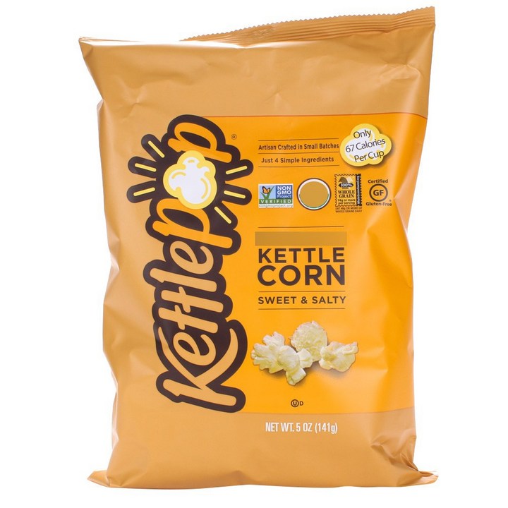 Kettle Pop 케틀 콘 스위트 & 솔티, 141g, 1개