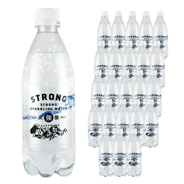 일본 후쿠렌 스트롱 탄산수 플레인, 96개, 500ml