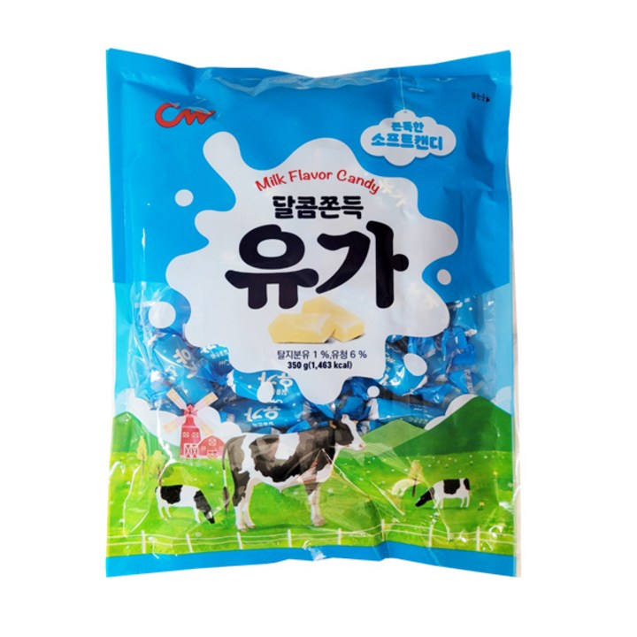 청우식품 달콤쫀득 유가 츄잉캔디, 350g, 1개