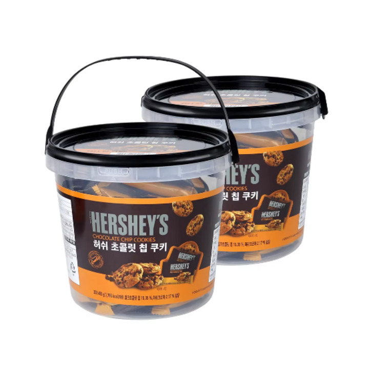허쉬 초콜릿 칩 쿠키, 400g, 2개