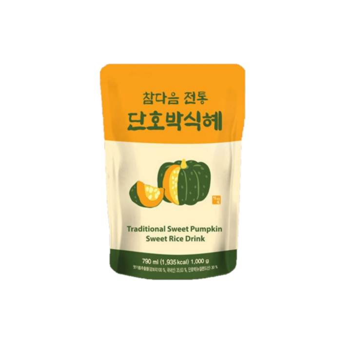 참다음 단호박 전통식혜, 790ml, 8개