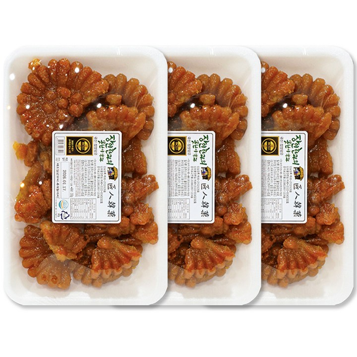 장인한과 장인약과 못난이 약과 파지 약과, 350g, 3개