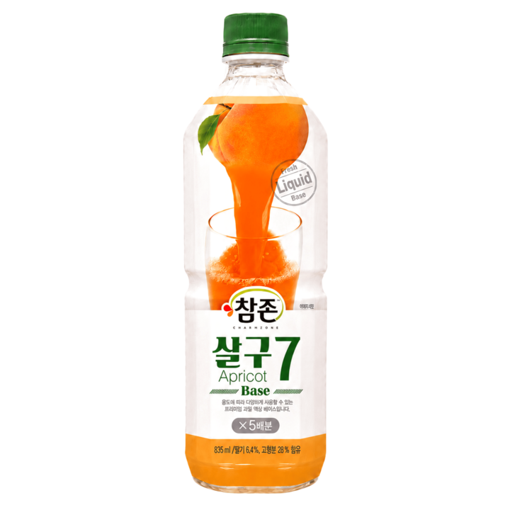 참존식품 살구7 원액, 6개, 835ml